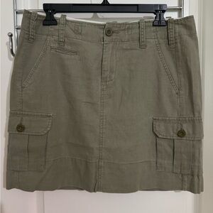 Anthropologie Paper Boy Canvas and khaki Paper Boy Skirt